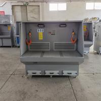 Colector de polvo industrial para pulido de mesas de trabajo con aspiración descendente, mesa de lijado con colectores de polvo