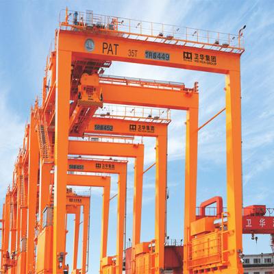 30 Ton Container Gantry Crane 50 Ton Straddle Carrier 40t RTG Crane Rubber Tyre