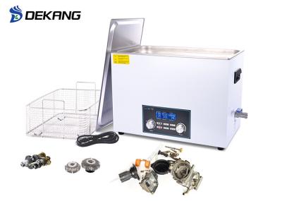 Household Stainless Steel Large Capacity Ultrasonic Cleaner 30L 600W Drainage