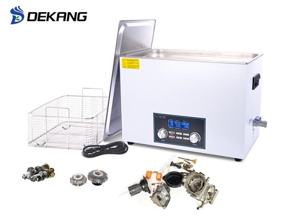 Household Stainless Steel Large Capacity Ultrasonic Cleaner 30L 600W Drainage
