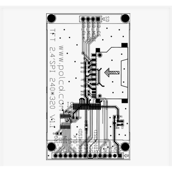 Polcd ST7789V2 Tft 2,4-дюймовый дисплей 240X320 ЖК-панель с сенсорным экраном