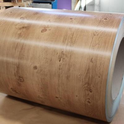 PPGI de madeira galvanizou o telhado de aço da chapa metálica CGCC