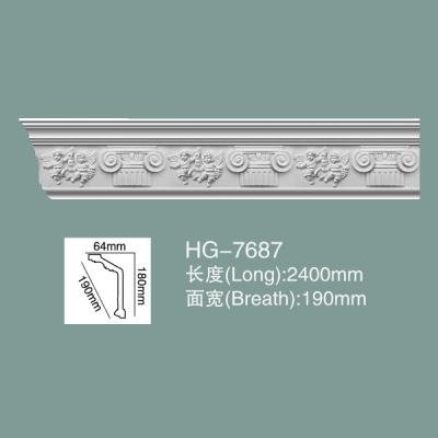 Foam Skirting Polyurethane Crown Moulding HG-7687