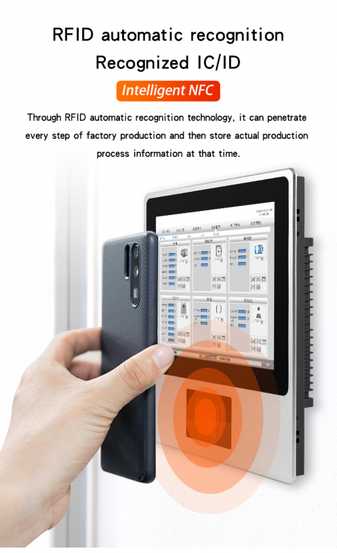 12.1 Inch Wall Mountable Self-service Kiosk with 10 Point Capacitive Touch Screen for Indoor Use