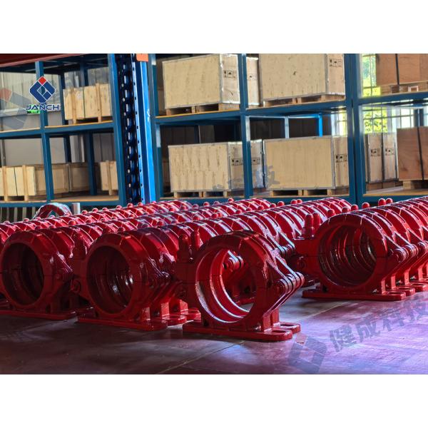 DN125 Concrete Pump Pipe ST52 Flange Connection 1 Year Warranty