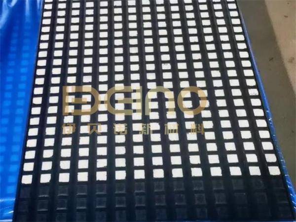 Ceramic Pulley Lagging Rubber Sheet Custom Size Ceramic Lagging Sheet