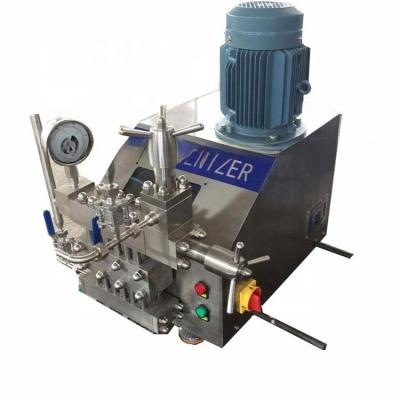 Homogeneizador de leite de capacidade personalizada de 25L/H para tipos de processamento e leite em laboratório