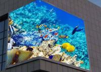 IP67 à prova d'água LED display de parede de vídeo olho nu 3D ao ar livre em cores