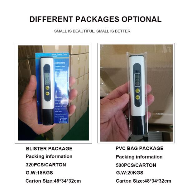 TDS-M2 Portable Pen Digital TDS Meter for Accurate Water Filter Measurement 0-9990Ppm