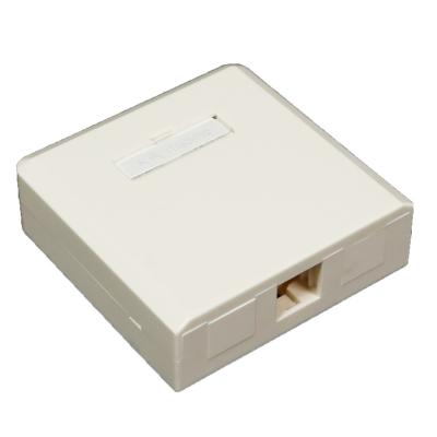 Placa dianteira ótica três da parede da placa dianteira FTTD 86x86mm da fibra ótica do SC do LC em uma