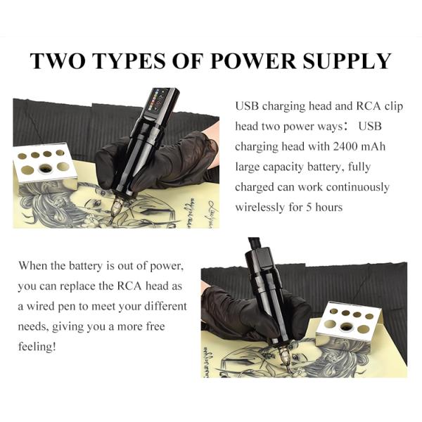 Искусство тела CE безкорневой двигатель татуировочной машины Kit Beauty Permanent Makeup Gun Kits