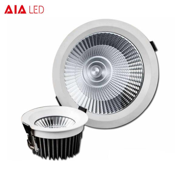 ip65 recessed downlight aluminum COB ip65 downlight for hotel bathroom