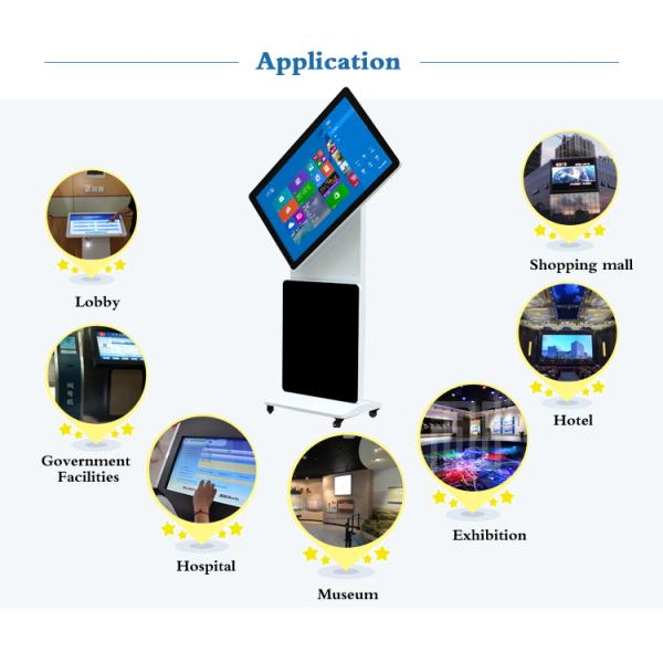 Ultra definição toda de HD em uma estabilidade forte da exposição vertical do tela táctil do PC