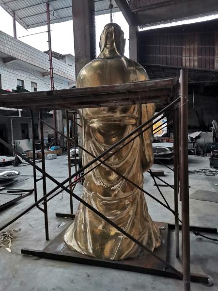 Custom Bronze Famous Portrait Sculpture Manual Forging Human Figure Sculpture