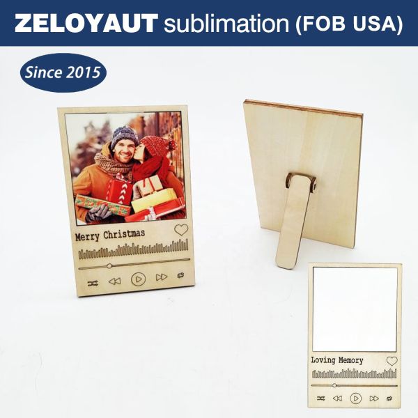 Sublimation Exquisite Handcrafted Vintage MDF Photo Frame 14x9cm - Perfect for Cherishing and Sharing Precious Memories Gift