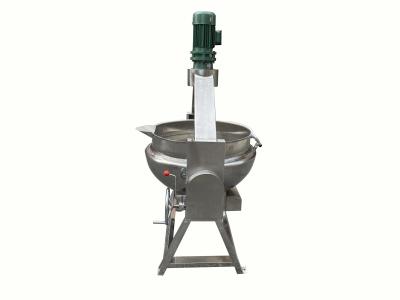 Xarope automático de 100 litros que cozinha o fogão do xarope do potenciômetro com misturador