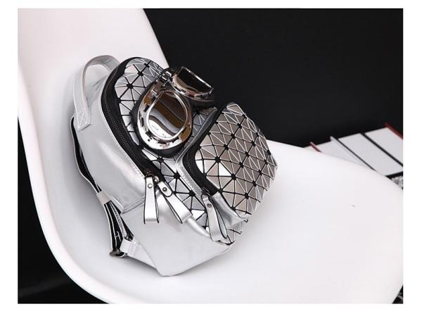 2016 new Backpack female Korean fashion personality solid color glasses bags