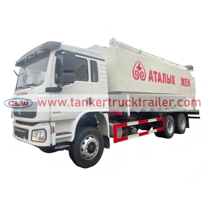 Shacman 6x4 40m3 Livestock Feed Delivery Truck with Compartments