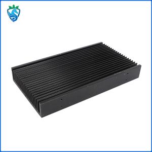 Anodized Silver Aluminium Heat Sink Profile Heat Dissipation Electronic
