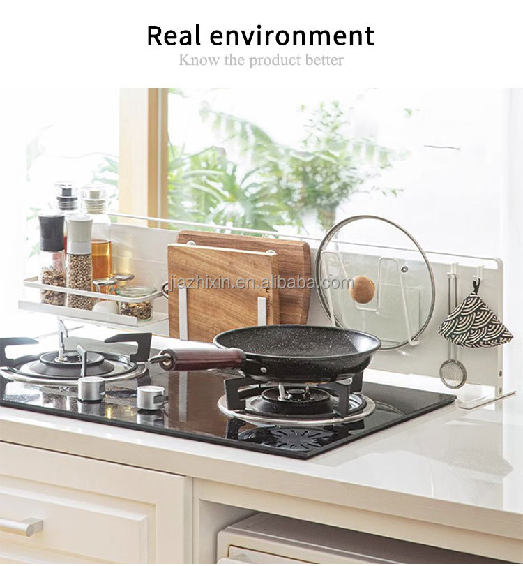 5 Pack Countertop Magnetic Racks Spice Jars Seasoning Bottles Pot Lid Cutting Board Storage Kitchen Organizer Refrigerator Shelf