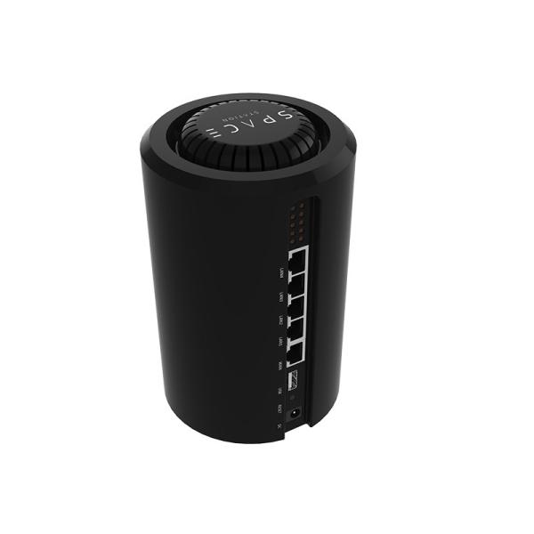 Black 80211 Ac Wifi Router , Openwrt Dual Band High Power Wireless Router