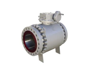 Straight Through 3 Piece Body Ball Valve , Trunnion Mounted Valve