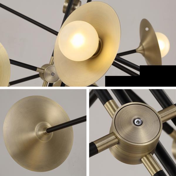 Modern Nordic Pendant lamp Gold Trumpet Lamp Vintage Retro Horn delightfull sputnik chandelier(WH-MI-212)