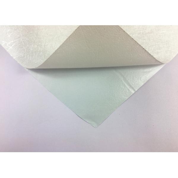 Bright White Removable Damask Self Adhesive Wallpaper Alkali Resistance