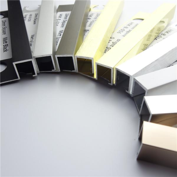 Anti Collision Protection Aluminium Tile Trim For House Wall Corner Edge