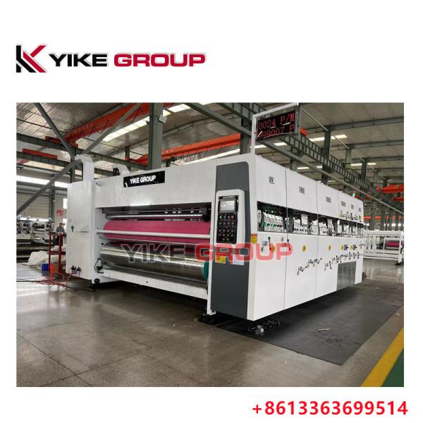 YIKE GROUP Flexo Printer Slotter Die Cutter Stacker Machine For Different Kinds Of Box Making