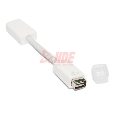 White Intel - based IMac Mini - DVI Ports To HDMI Monitor Adapter Converter