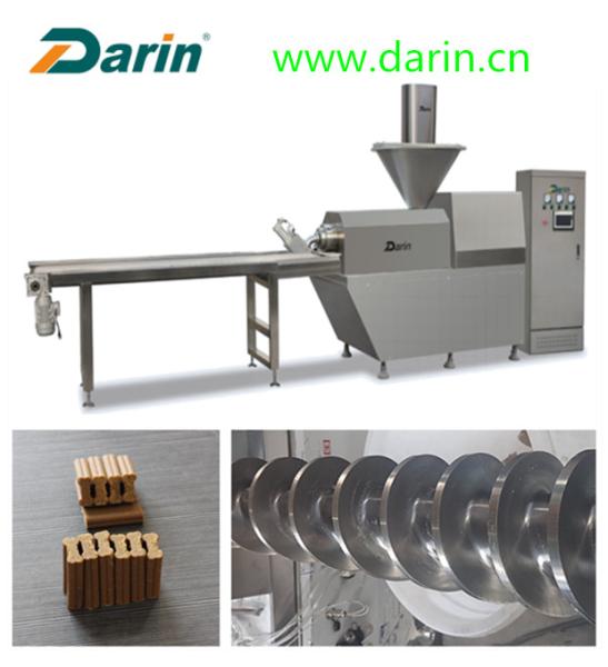 Ligne automatique machine matérielle de production alimentaire d'animal familier de casse-croûte de viande d'animal familier d'acier inoxydable