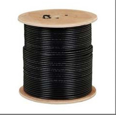 Dual RG6 Quad-Shield Coaxial Cable with 18 AWG CCS Conductor and CMR Rated for CATV MATV Systems