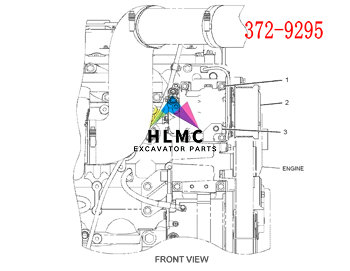  320D E320D Excavator Air Conditioning Compressor 12PK 24V 372-9295 3729295