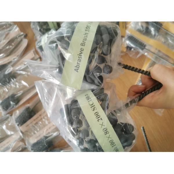 100*80*200mm Cylinder Ball Flexible Honing Brush For Bores Cleaning And Finishing