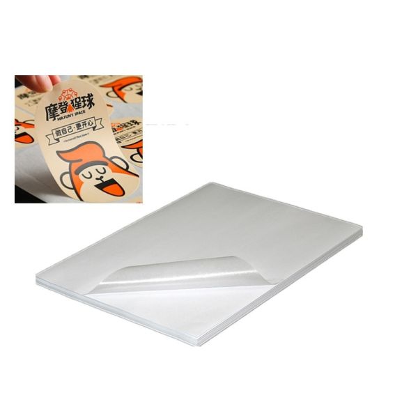 Glossy Sublimation Coated Adhesive Stickers DIY Custom Stickers