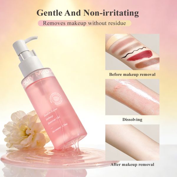 Private Label Centella Cleansing Oil Soft Clean Smooth Deep Cleansing Double-Layer Cleansing Makeup Removing Oil for Face
