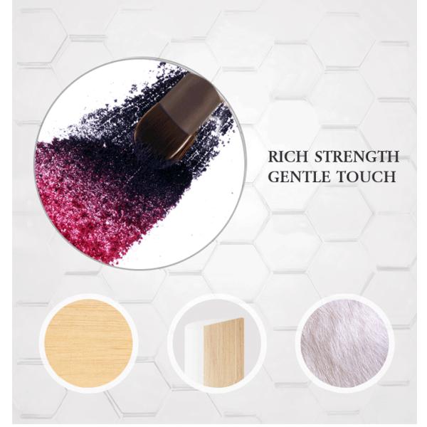 Bamboo Handle Mini Makeup Blending Brush Cosmetic Weasel Hair 163mm