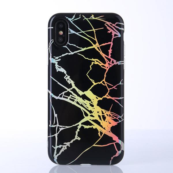 Iphone Xs Max TPU laser marble case, Iphone XR TPU laser marble case, Iphone X protective TPU case, Iphone X accessories
