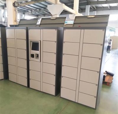 Intelligent Click Collect FCC Delivered Parcel Locker With Pin Code Sms Sending System