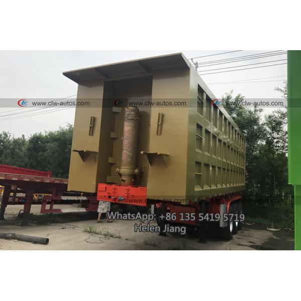 3 FUWA Axle 40 Ton 45 Ton 50 Ton Tipper Semi Trailer