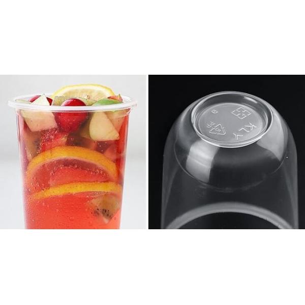 U Shaped Creative Disposable Glitter Cup, Beverage Juice Coffee Tea Takeaway Cups, Milk Shake Smoothie