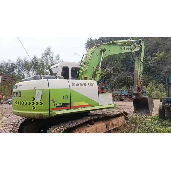 Reliable SUMITOMO SH120-A3 12 Ton Standard Used Crawler Excavator Japanese Precision Engineering Smooth Combined Operations