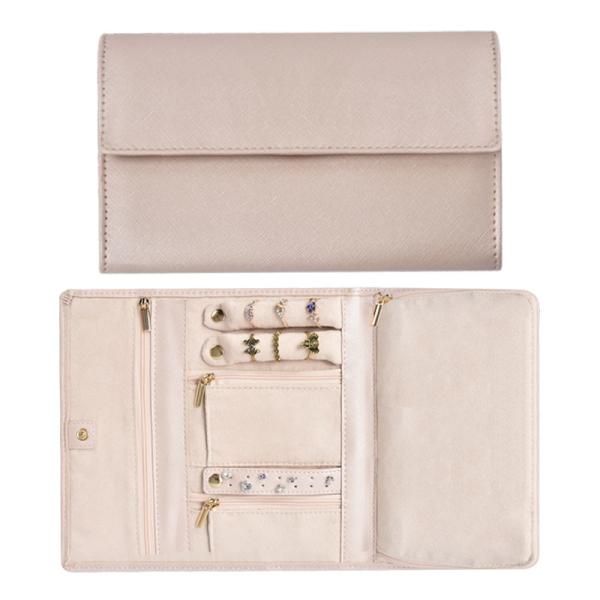 Makeup Jewelry Roll Up Travel Bag Organizer Case Small Holder Portable 8x5x1