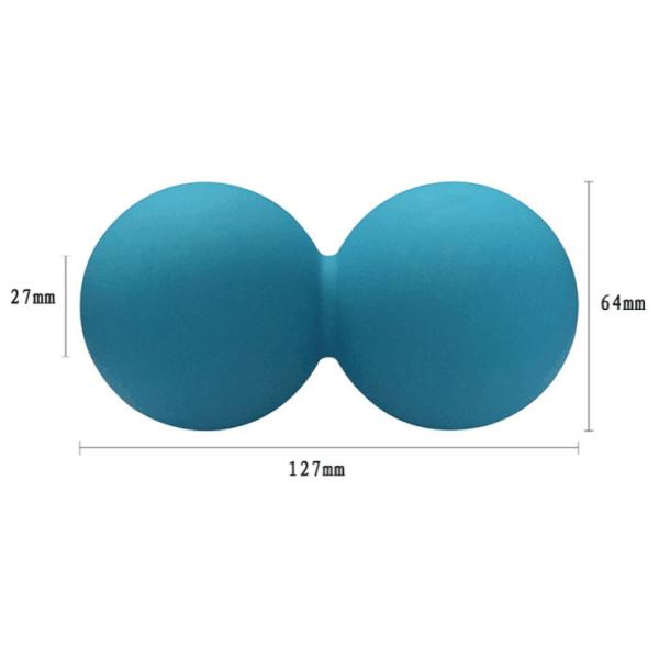 Двойным логотип арахиса терапией мышцы шарика массажа йоги фитнеса шарика напечатанный силиконом