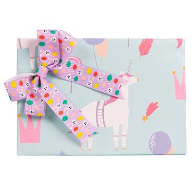 MSD Festival de Natal Bolo Embalagem Roll Kraft papel de embrulho para decoração fácil