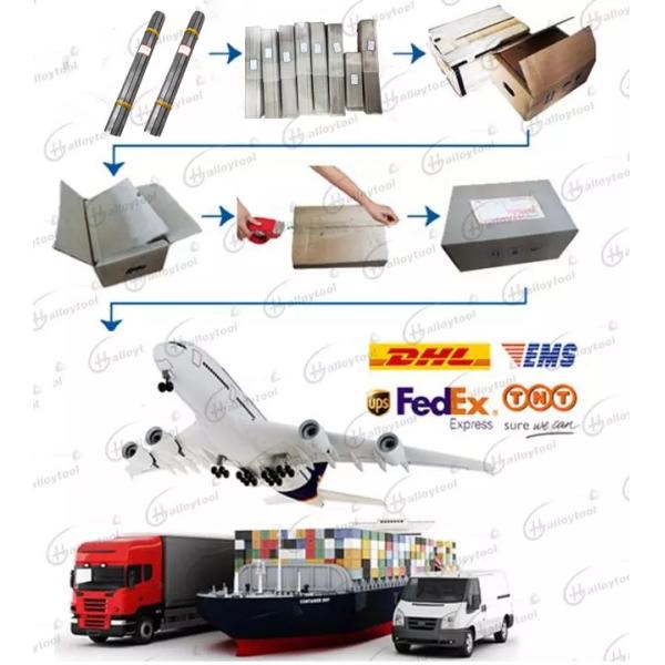 Смолотый электрод заварки карбида вольфрама YGU70 финиша 450mm