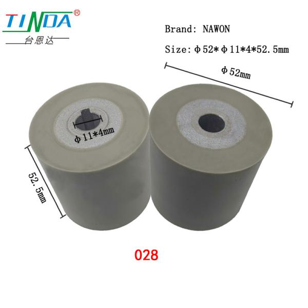 High Heat-Resistant Customized Grey Silicone Wheels Roller for NAWON Sewing Hot Air Seam Sealing Machine in Germany