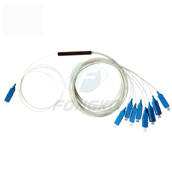 1x8 8 Core PLC FTTH Fiber Optic Splitter GPON EPON SCAPC SCUPC