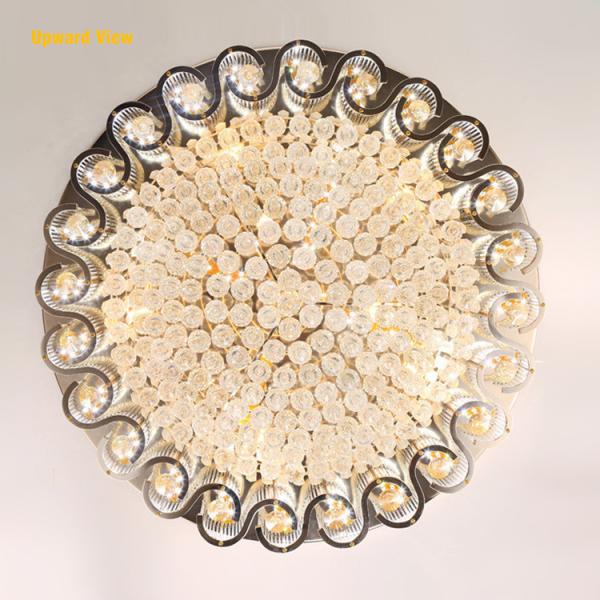 Sala de estar de lujo moderna Pasillo de K9 Crystal Celling Light For Bedroom